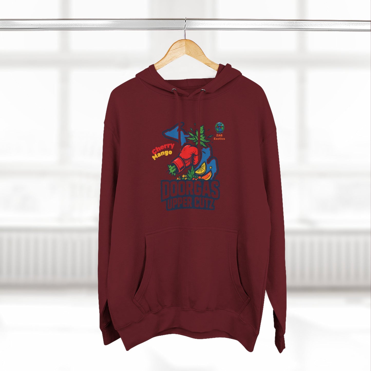 Doorgas Cherry Mango Three-Panel Fleece Hoodie
