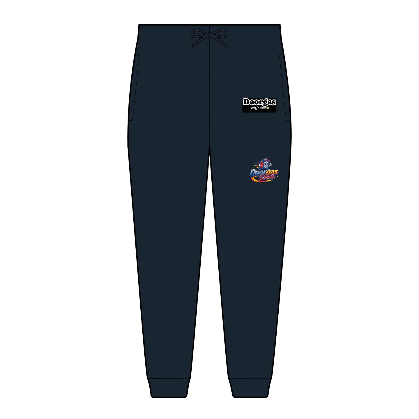 Doorgas Dash Racing Patch Embroidered Joggers