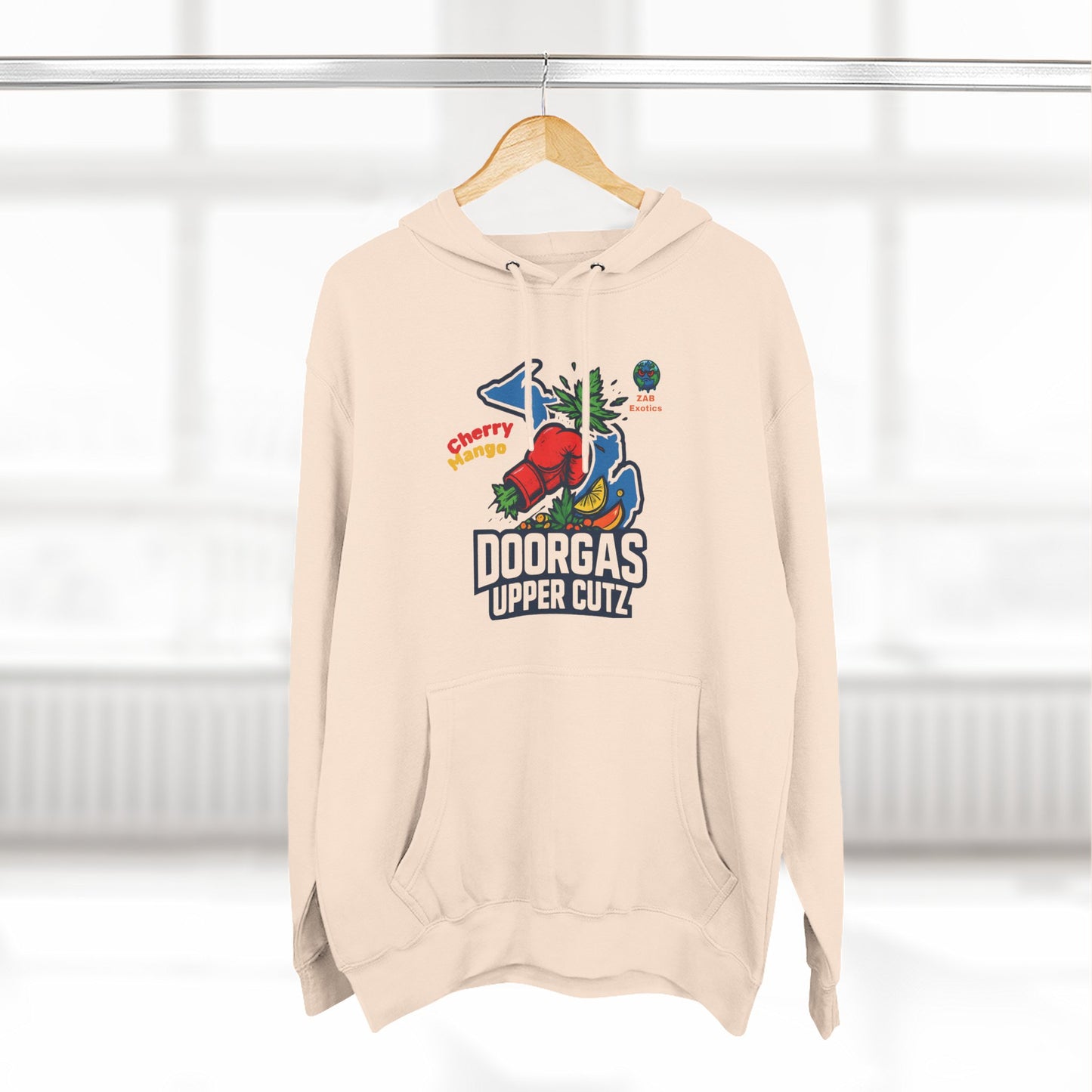 Doorgas Cherry Mango Three-Panel Fleece Hoodie