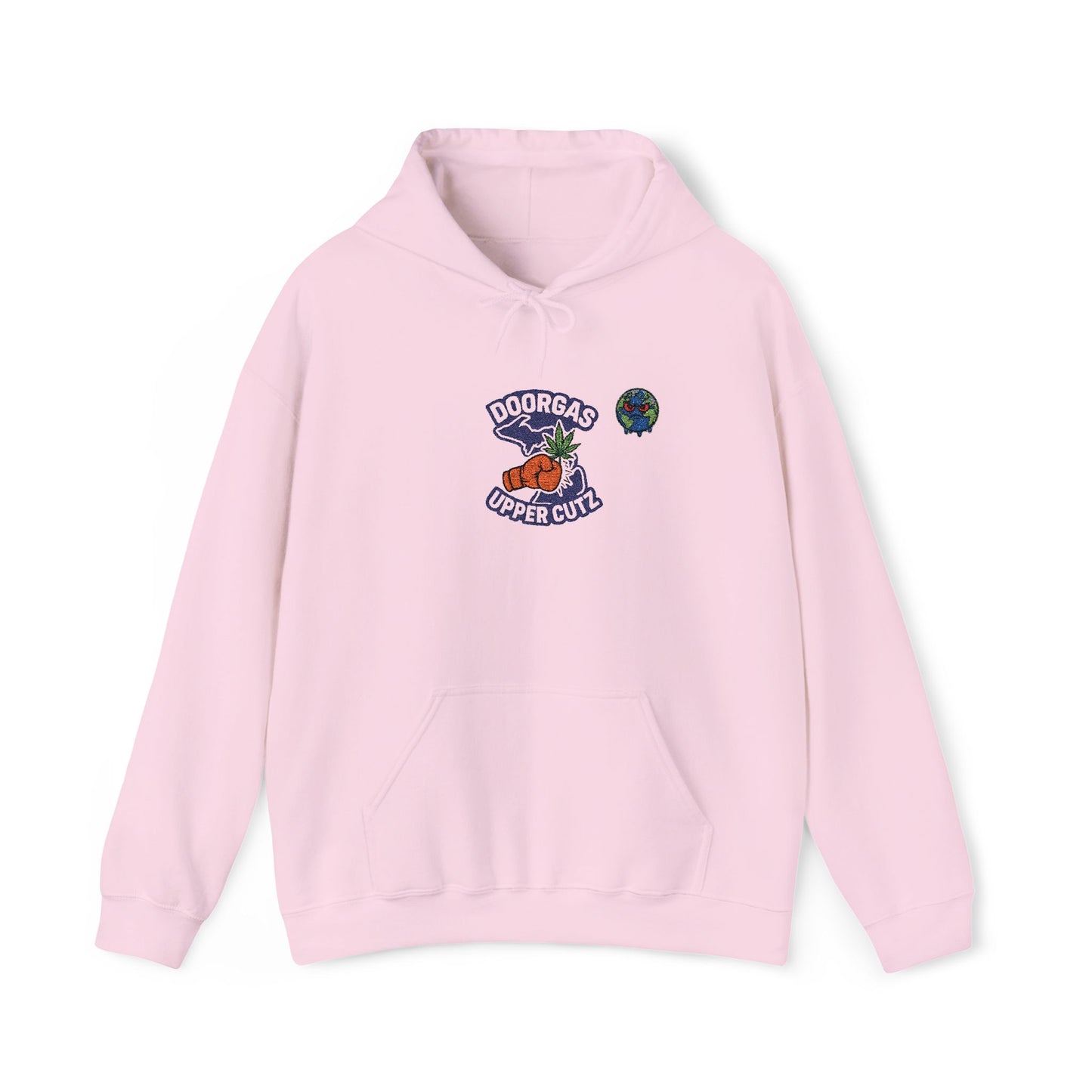 Doorgas Upper Cutz X Zab Exotics Unisex Heavy Blend™ Hooded Sweatshirt embroidery