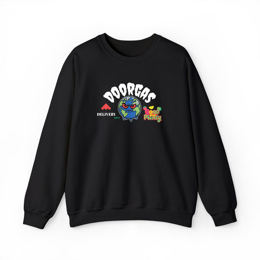 Doorgas Global Embroidered Patch Unisex Heavy Blend™ Crewneck Sweatshirt