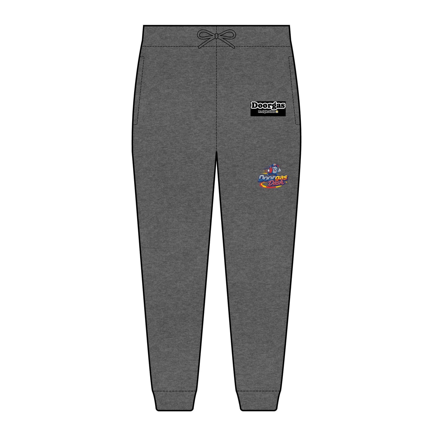 Doorgas Dash Racing Patch Embroidered Joggers