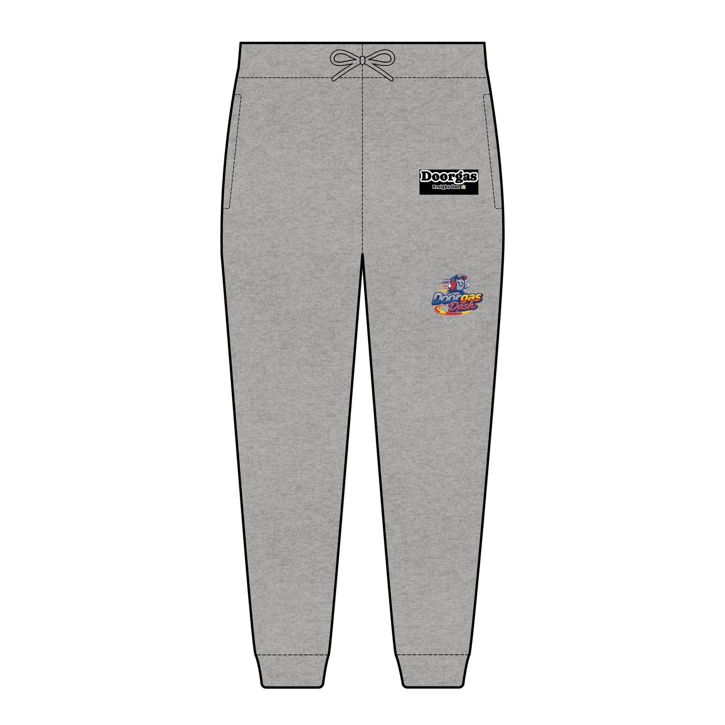 Doorgas Dash Racing Patch Embroidered Joggers