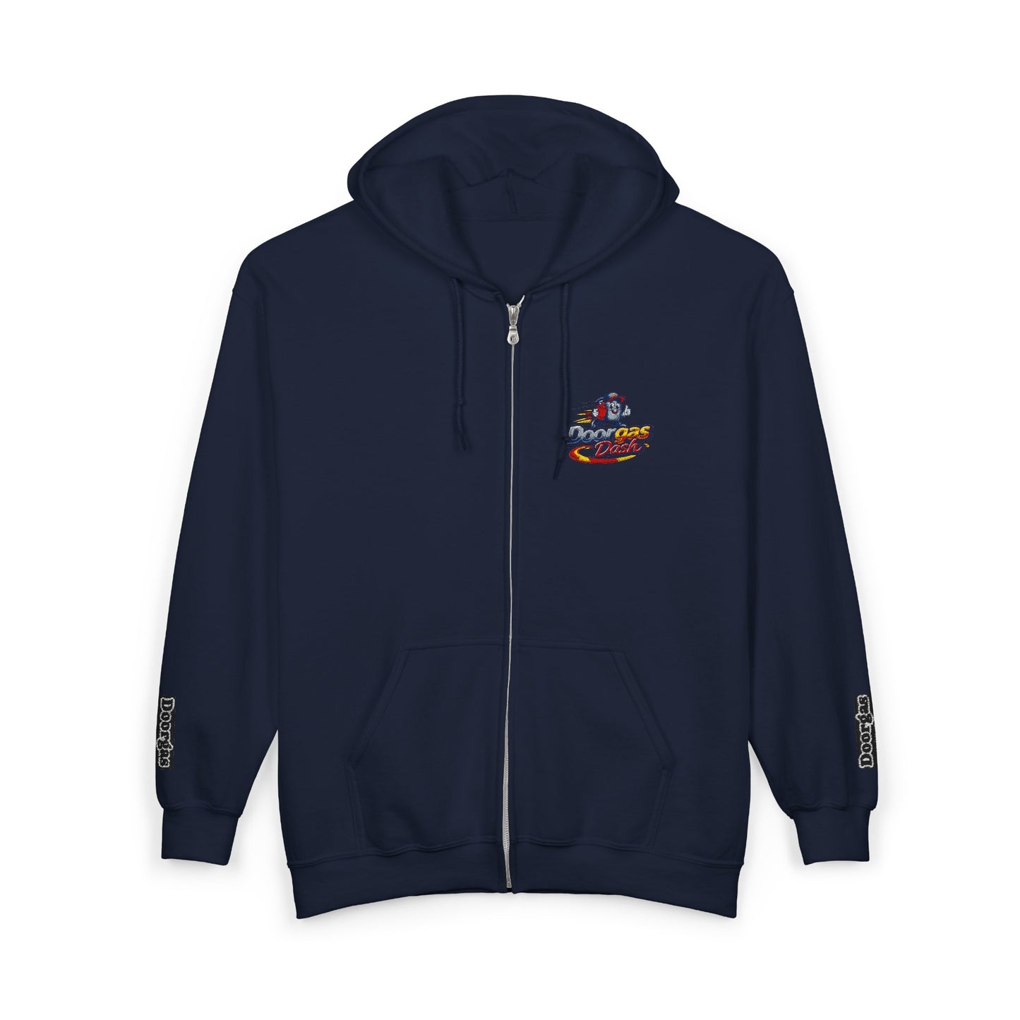 Full-Zip Hoodie — Doorgas Dash Racing  Logo Zip-Up Sweatshirt