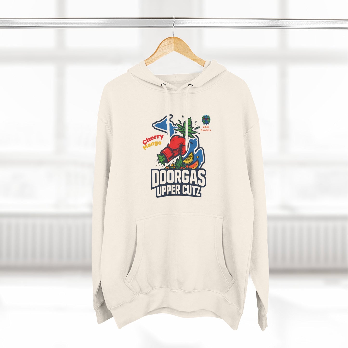 Doorgas Cherry Mango Three-Panel Fleece Hoodie