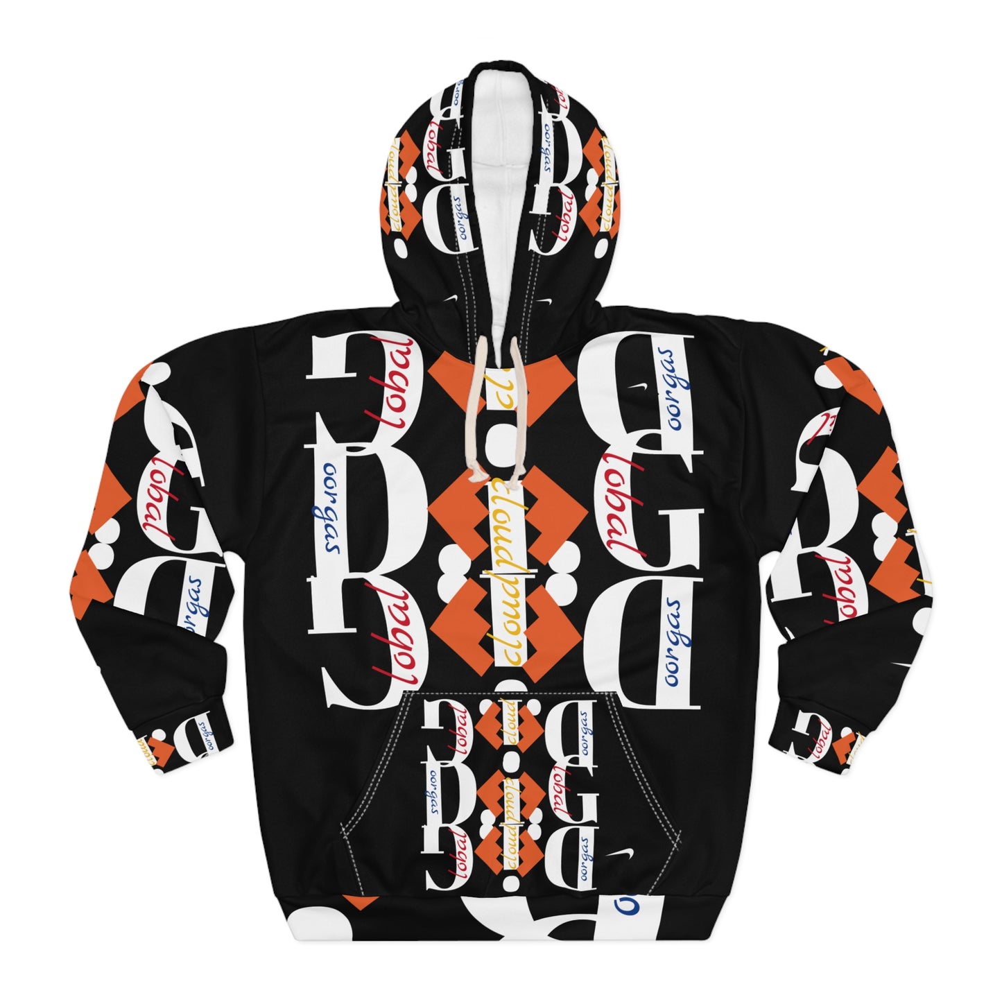 111 Riptide Signature- Ghost  Pullover Hoodie (AOP)