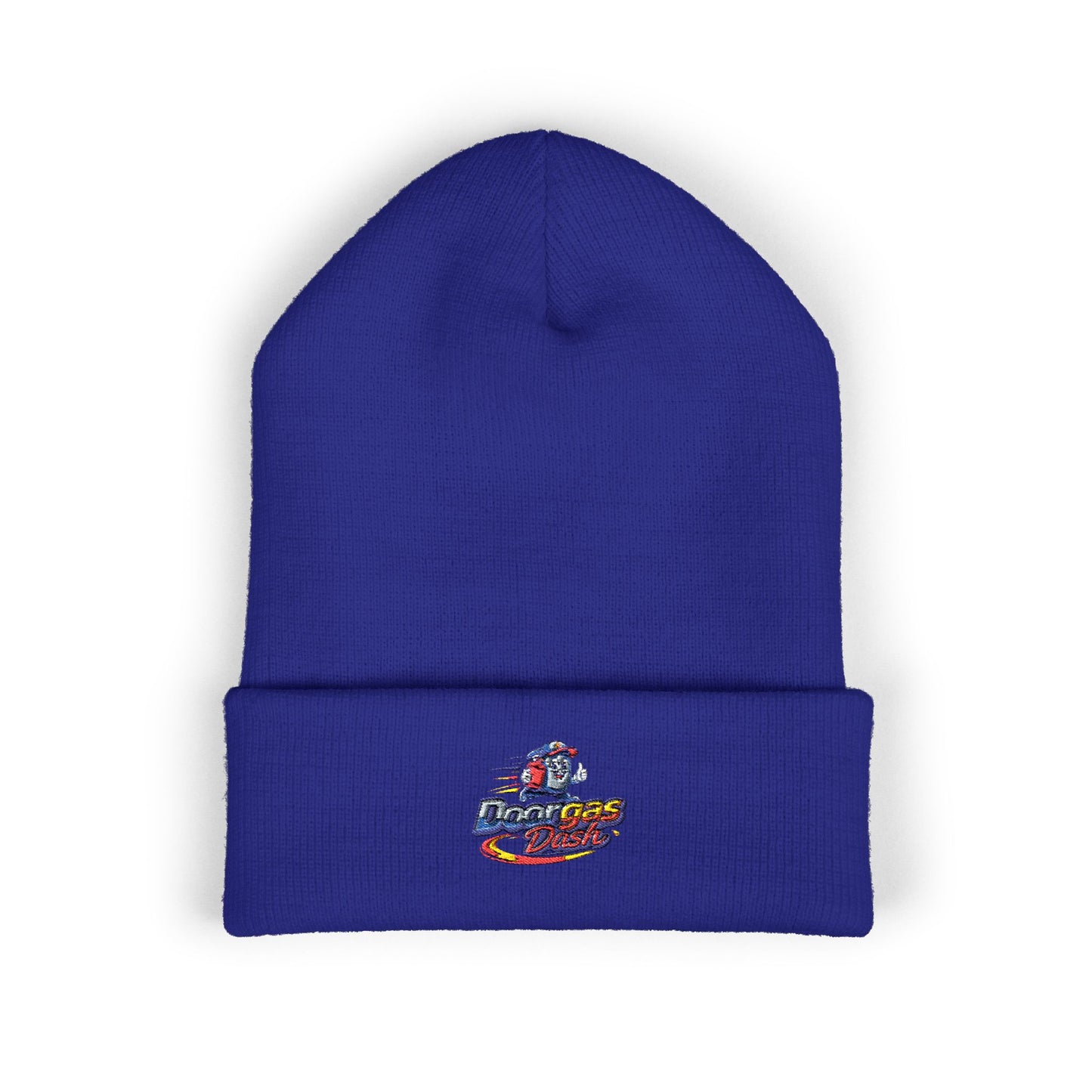 Doorgas Dash Embroidered Classic Cuffed Beanie - Stylish Warmth, Perfect Gift, Unisex Winter Accessory, Cozy Knit Cap, Outdoor Fun