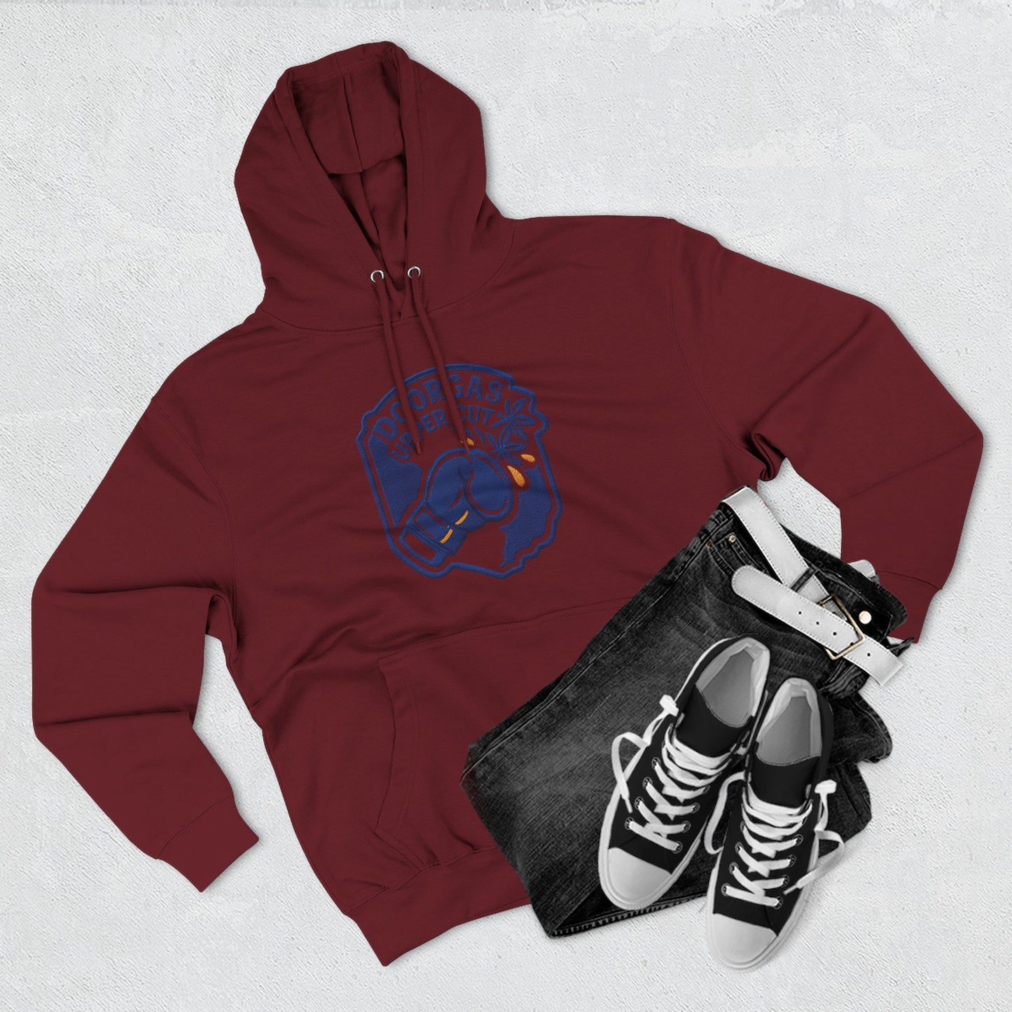 Doorgas Upper Cutz Three-Panel Fleece Hoodie