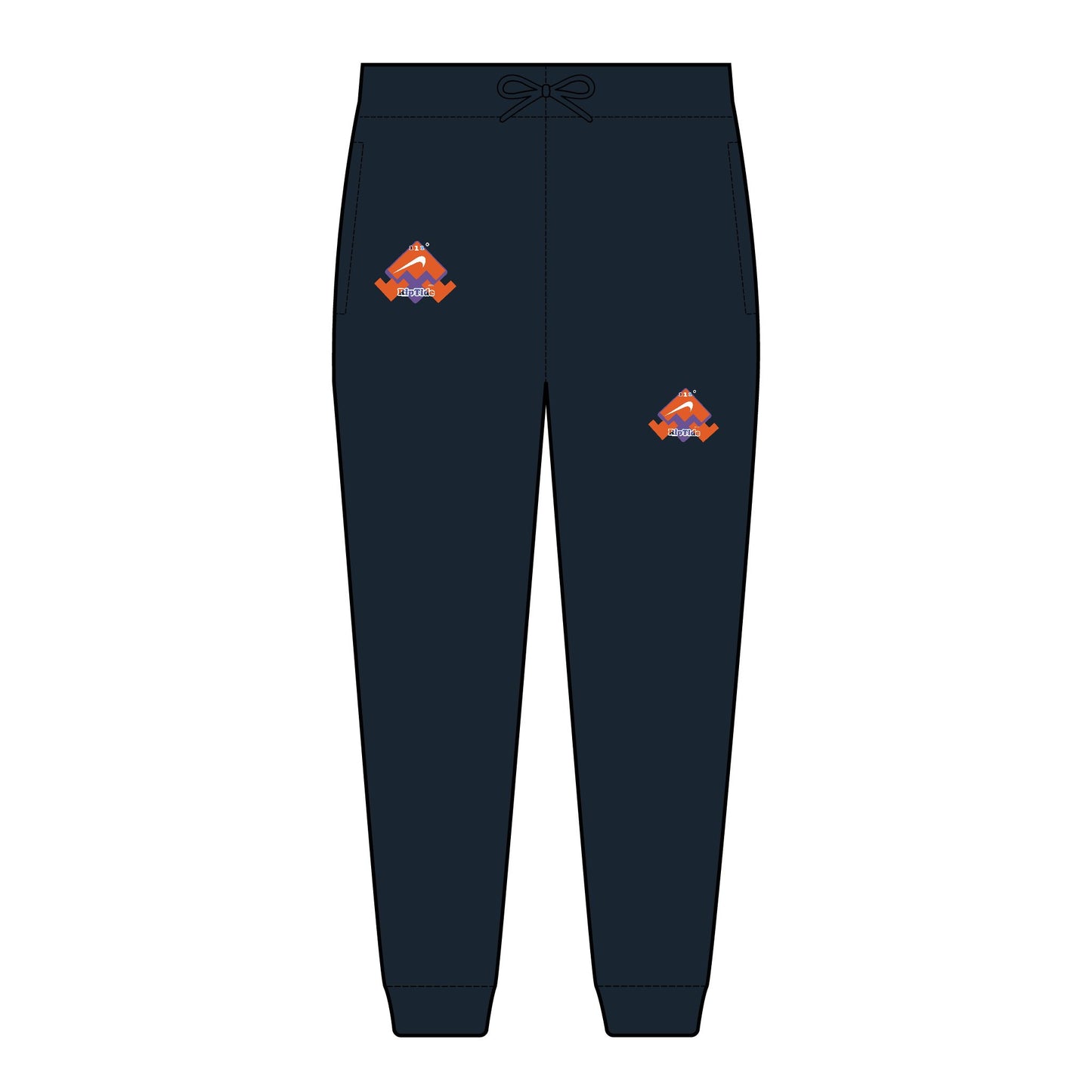 111 Rip Embroidered Graphic Joggers — Retro Alien & Crystal Patch Fleece Sweatpants