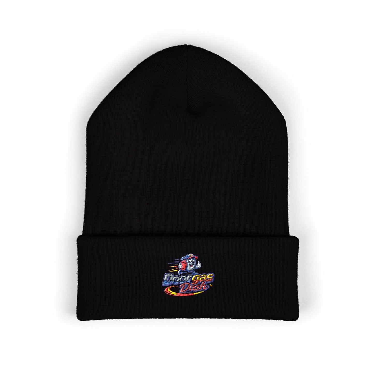 Doorgas Dash Embroidered Classic Cuffed Beanie - Stylish Warmth, Perfect Gift, Unisex Winter Accessory, Cozy Knit Cap, Outdoor Fun