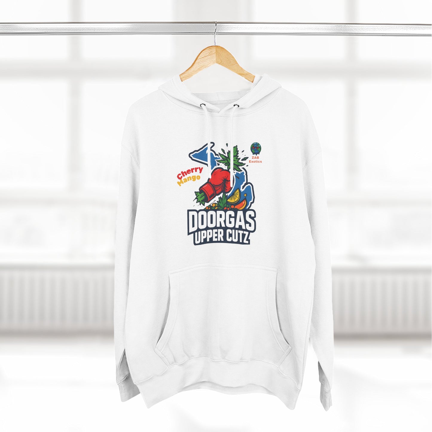 Doorgas Cherry Mango Three-Panel Fleece Hoodie