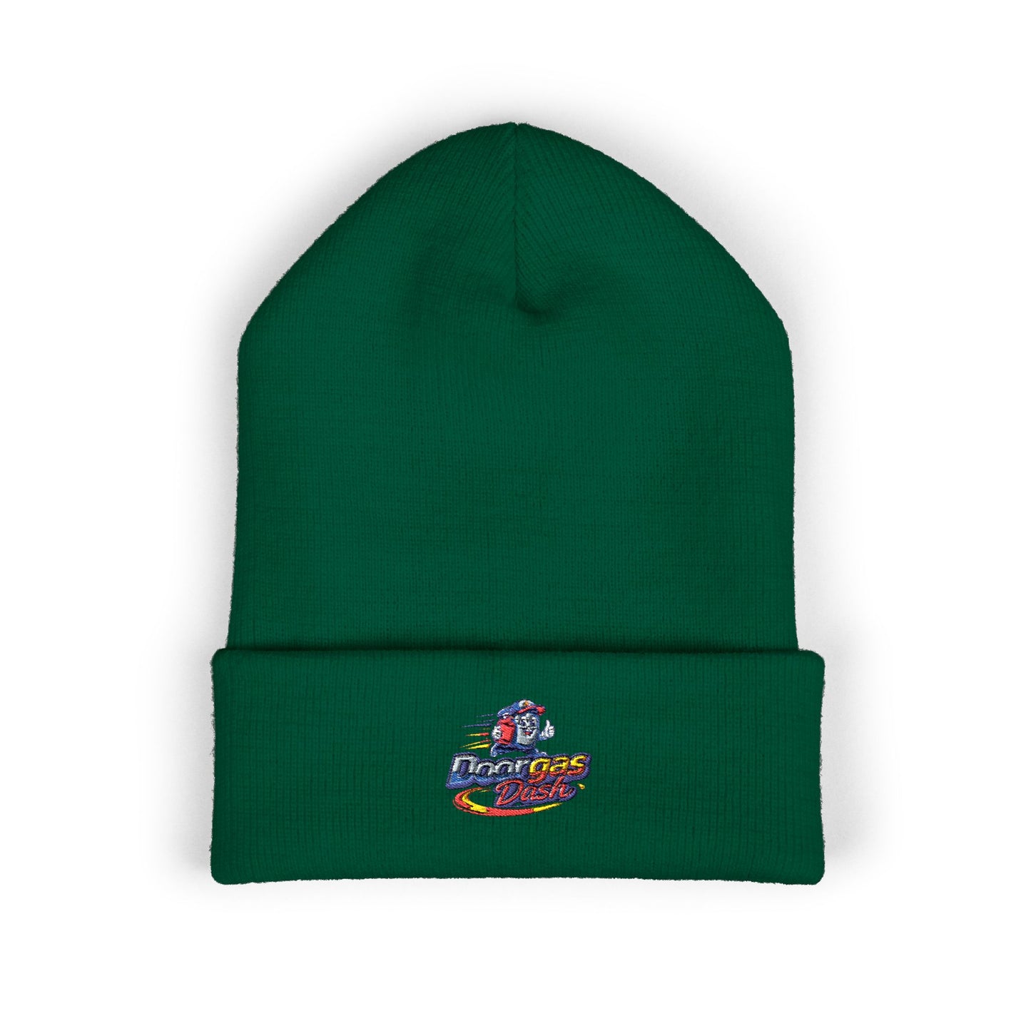 Doorgas Dash Embroidered Classic Cuffed Beanie - Stylish Warmth, Perfect Gift, Unisex Winter Accessory, Cozy Knit Cap, Outdoor Fun
