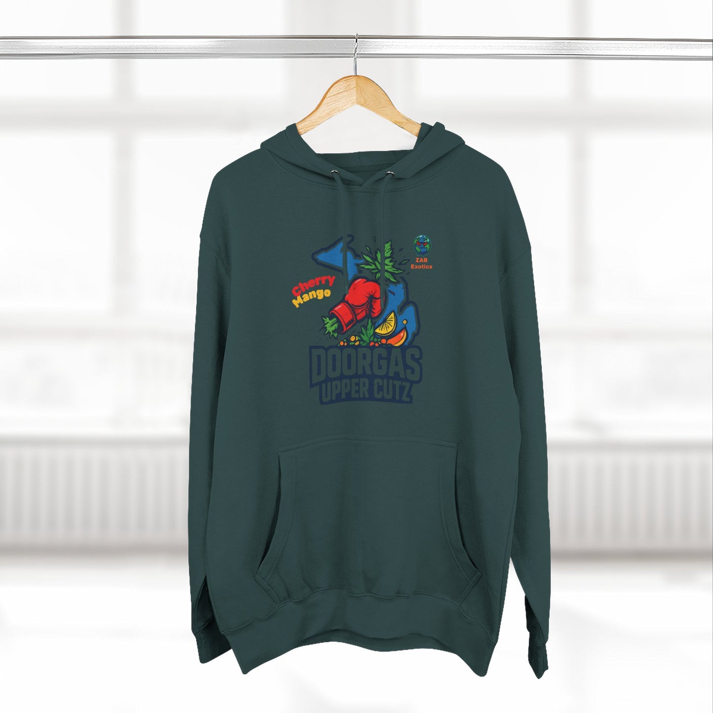 Doorgas Cherry Mango Three-Panel Fleece Hoodie