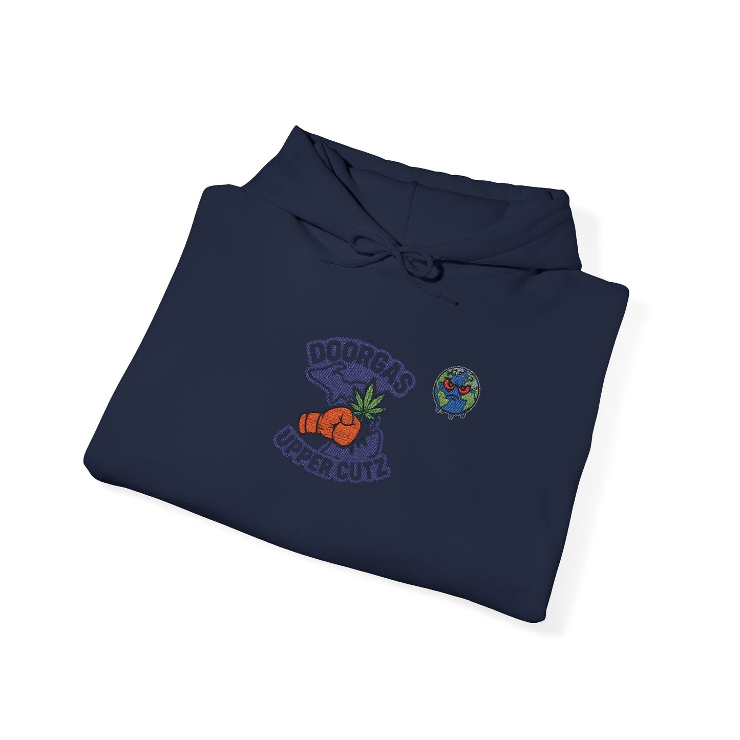 Doorgas Upper Cutz X Zab Exotics Unisex Heavy Blend™ Hooded Sweatshirt embroidery