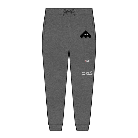 Riptide Embroidered Graphic Joggers — Retro Alien & Crystal Patch Fleece Sweatpants