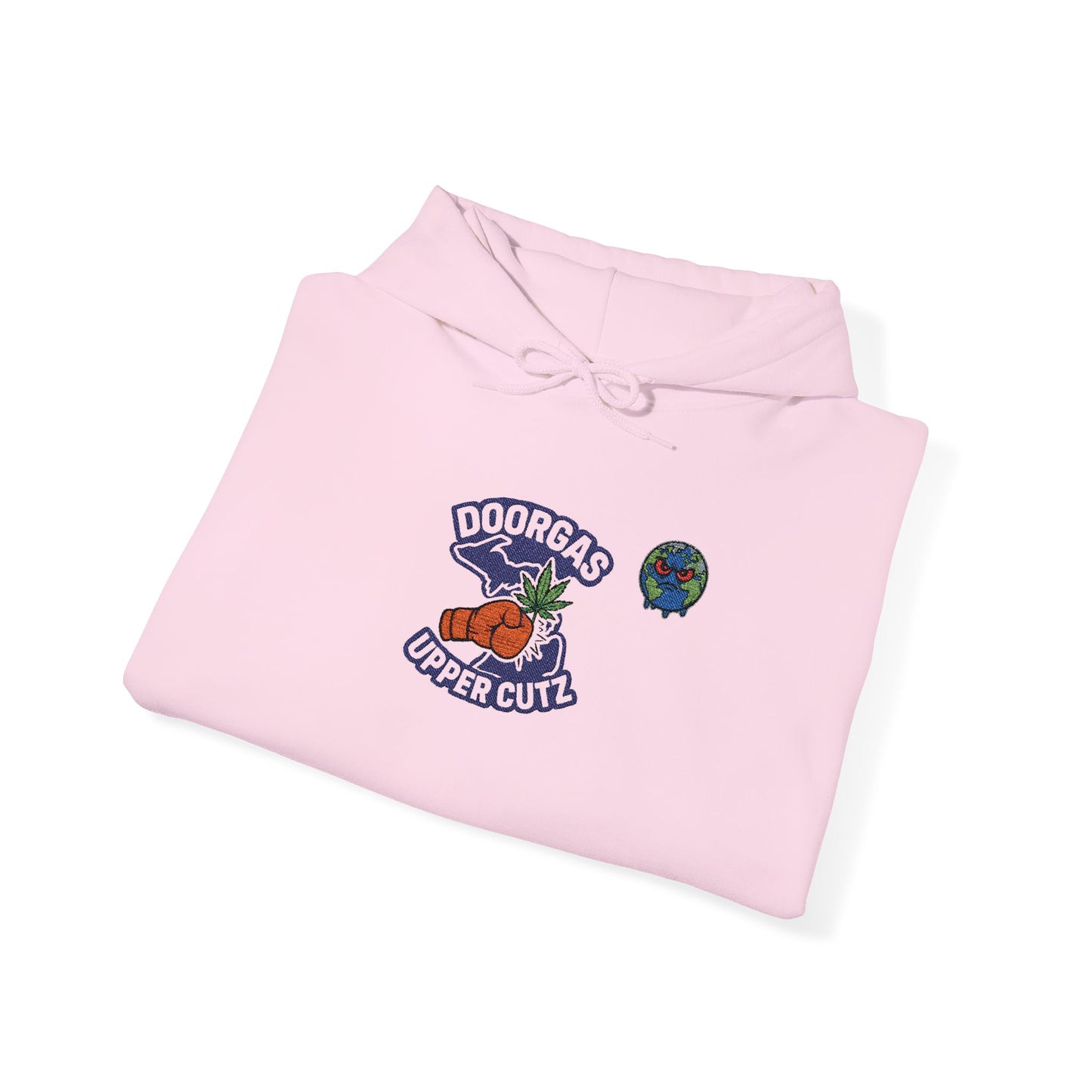 Doorgas Upper Cutz X Zab Exotics Unisex Heavy Blend™ Hooded Sweatshirt embroidery