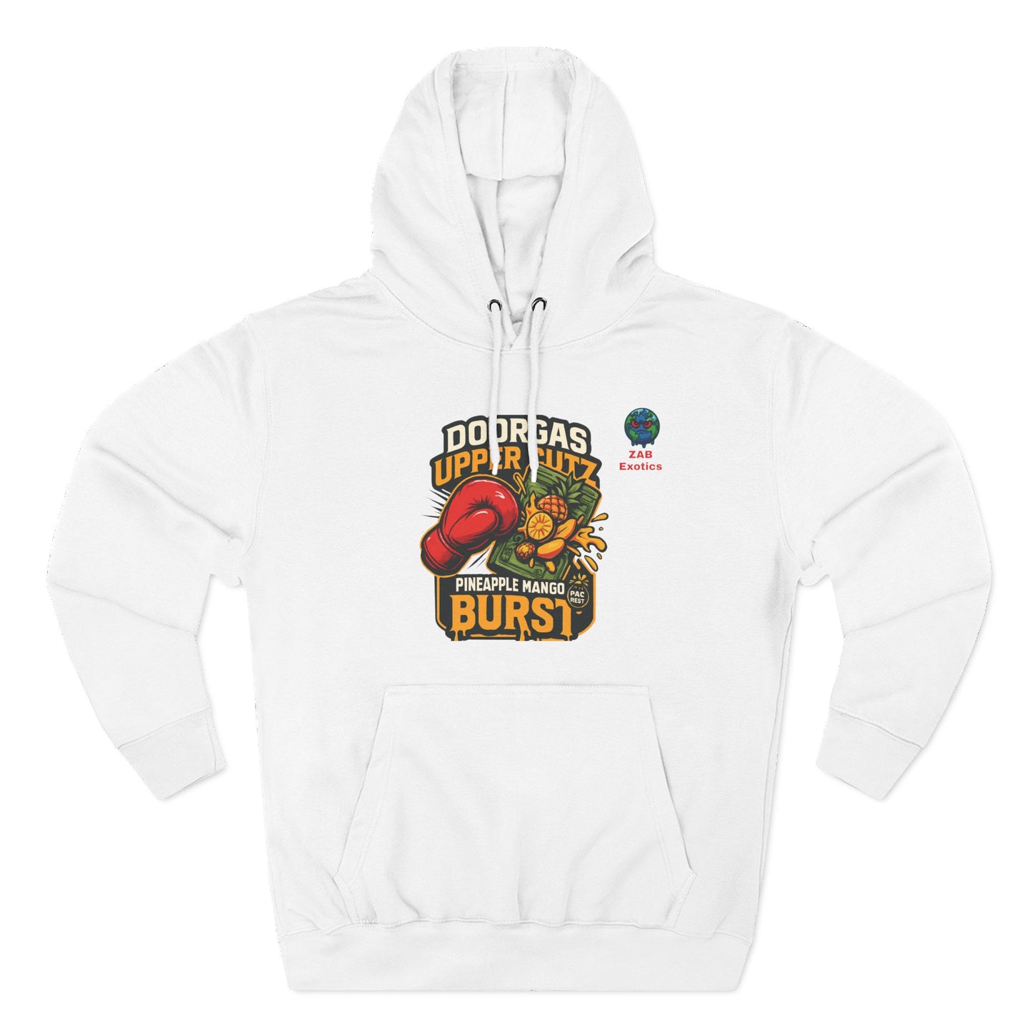 Doorgas X Pineapple Burst Three-Panel Fleece Hoodie