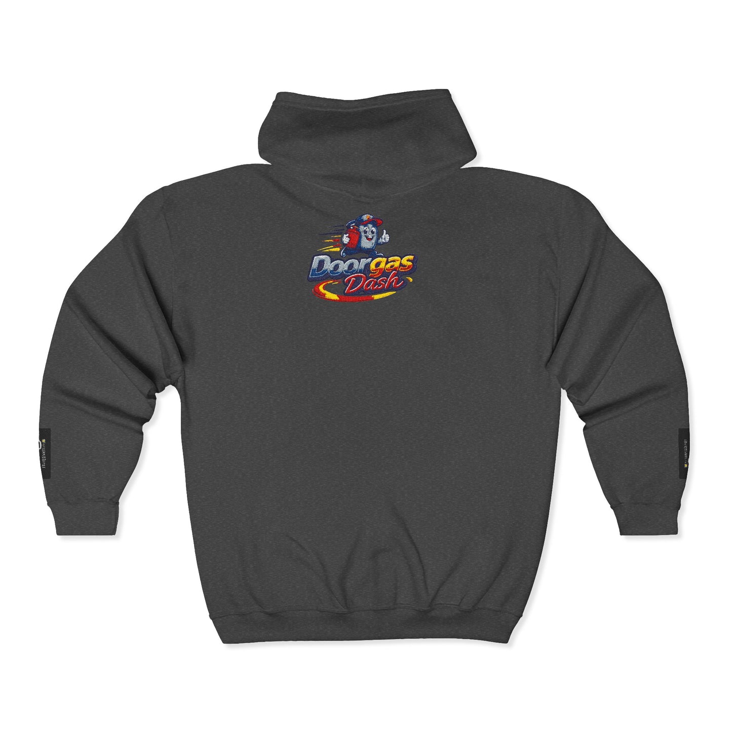 Full-Zip Hoodie — Doorgas Dash Racing  Logo Zip-Up Sweatshirt