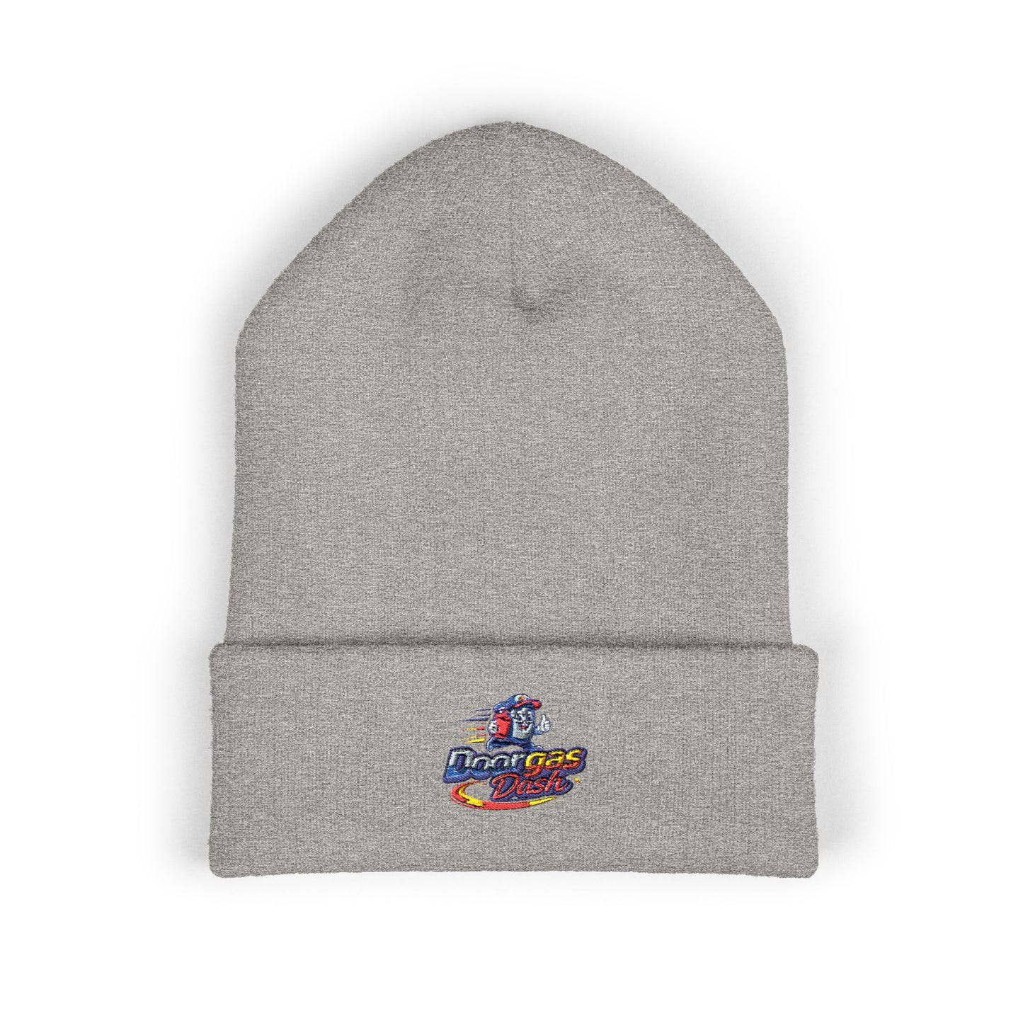 Doorgas Dash Embroidered Classic Cuffed Beanie - Stylish Warmth, Perfect Gift, Unisex Winter Accessory, Cozy Knit Cap, Outdoor Fun