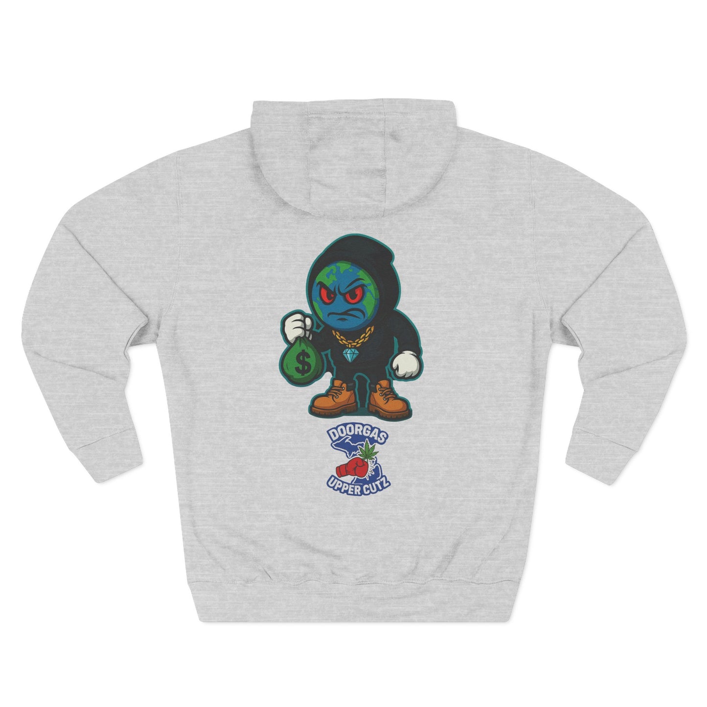 Doorgas X Pineapple Burst Three-Panel Fleece Hoodie
