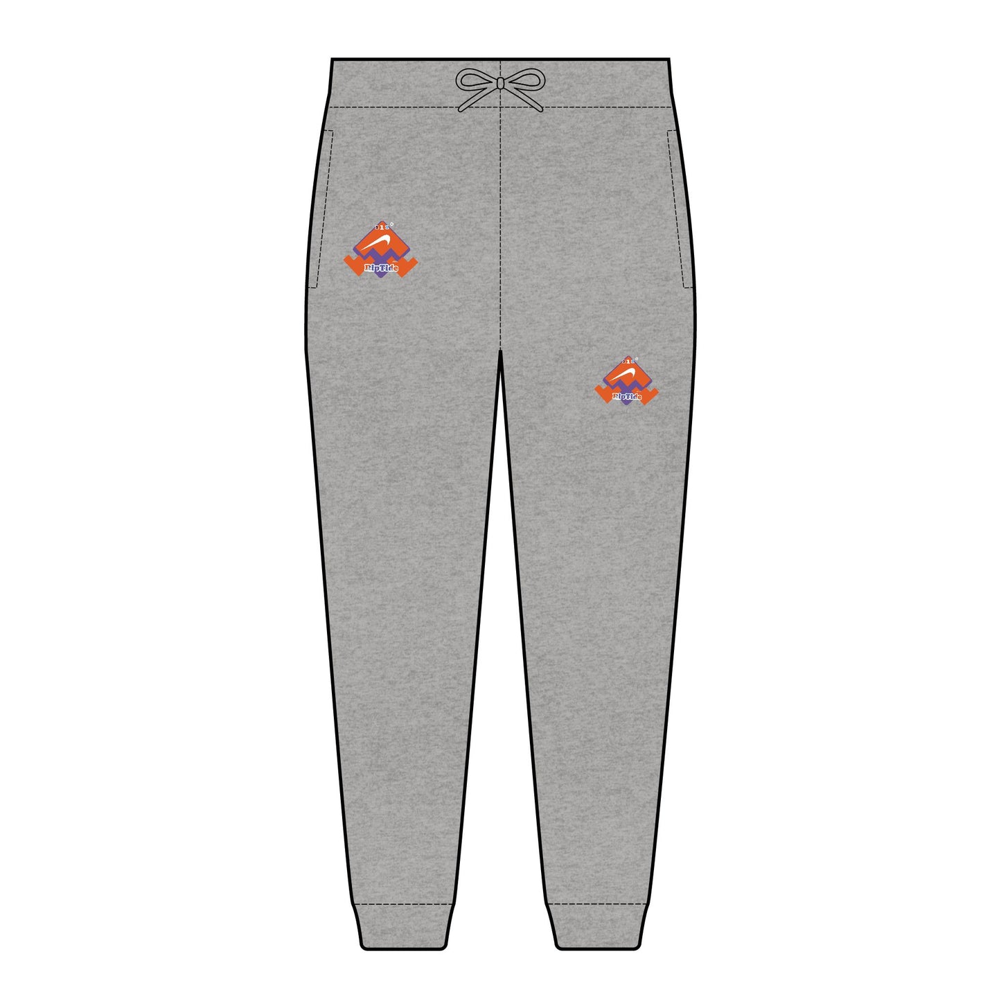 111 Rip Embroidered Graphic Joggers — Retro Alien & Crystal Patch Fleece Sweatpants
