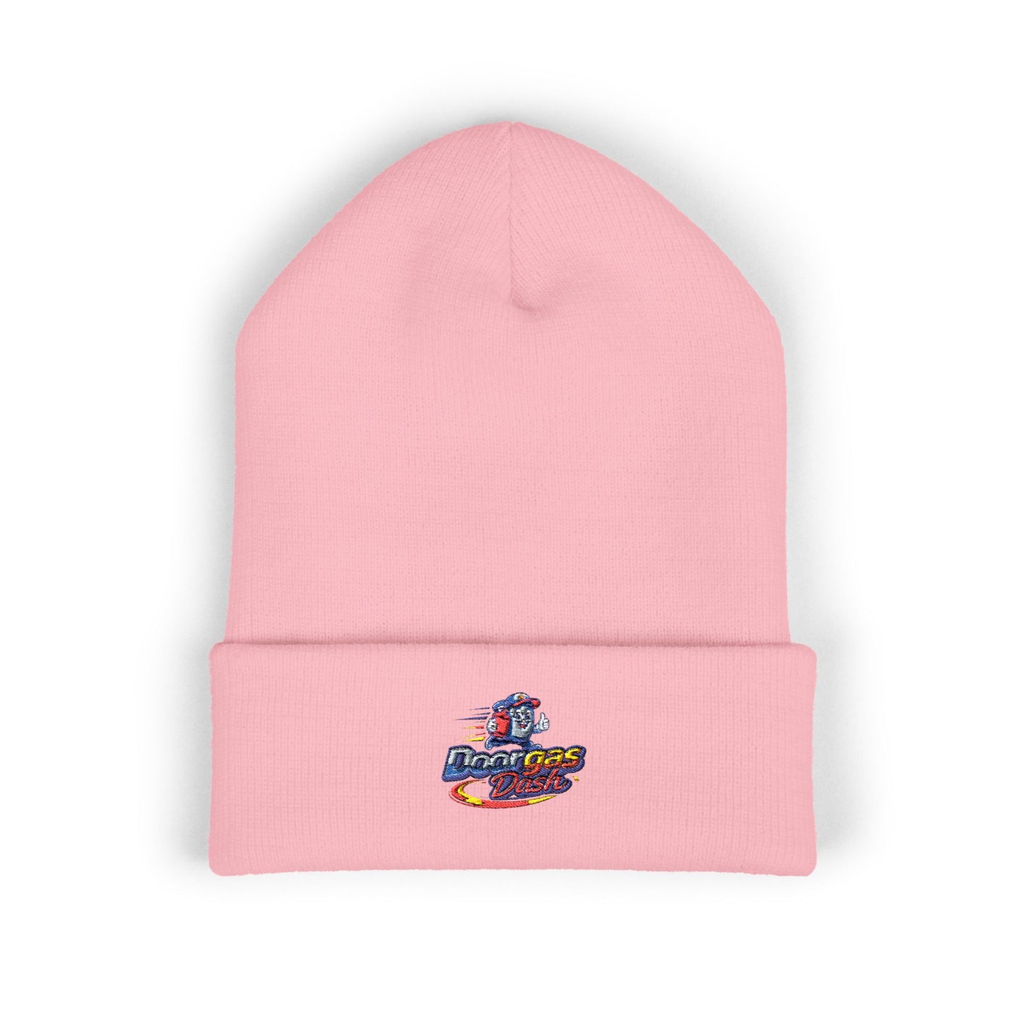 Doorgas Dash Embroidered Classic Cuffed Beanie - Stylish Warmth, Perfect Gift, Unisex Winter Accessory, Cozy Knit Cap, Outdoor Fun