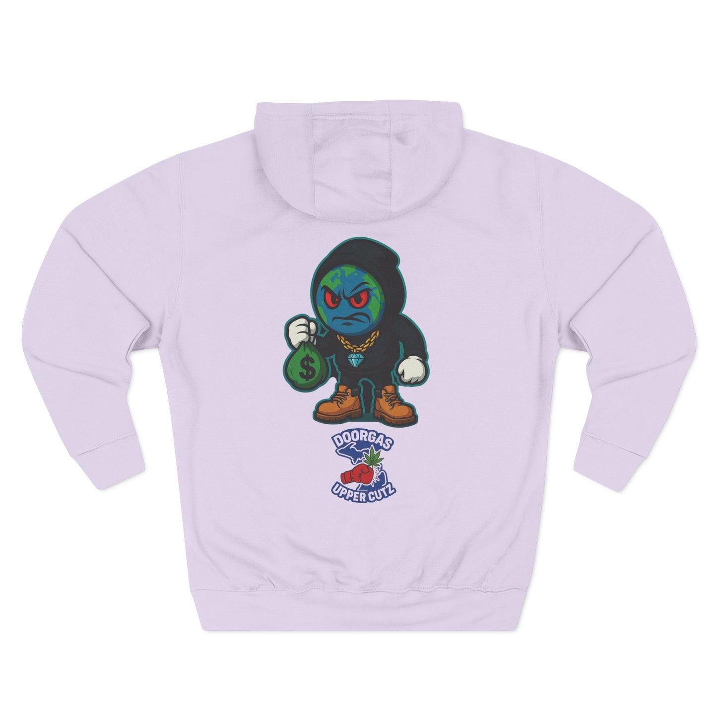 Doorgas X Pineapple Burst Three-Panel Fleece Hoodie