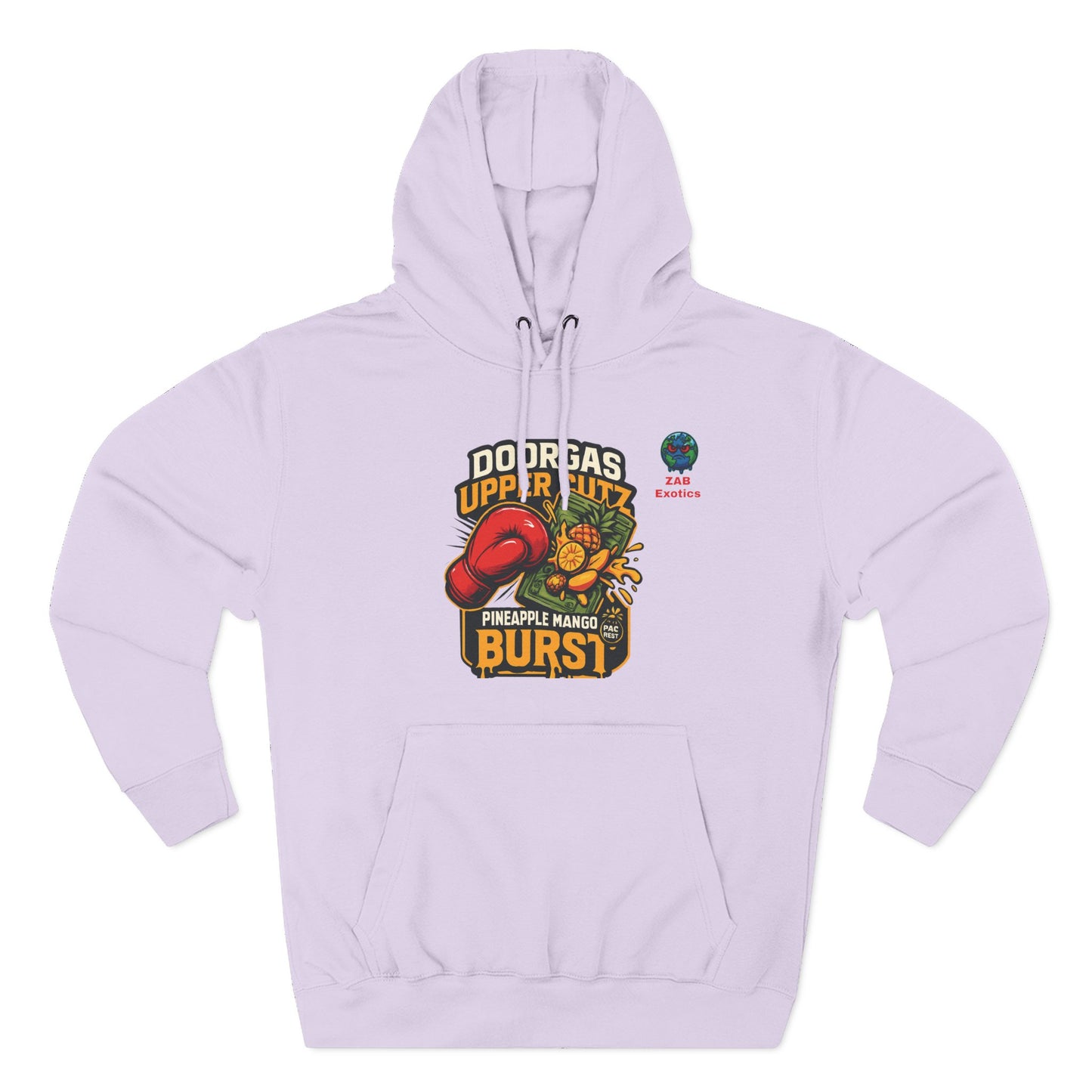 Doorgas X Pineapple Burst Three-Panel Fleece Hoodie