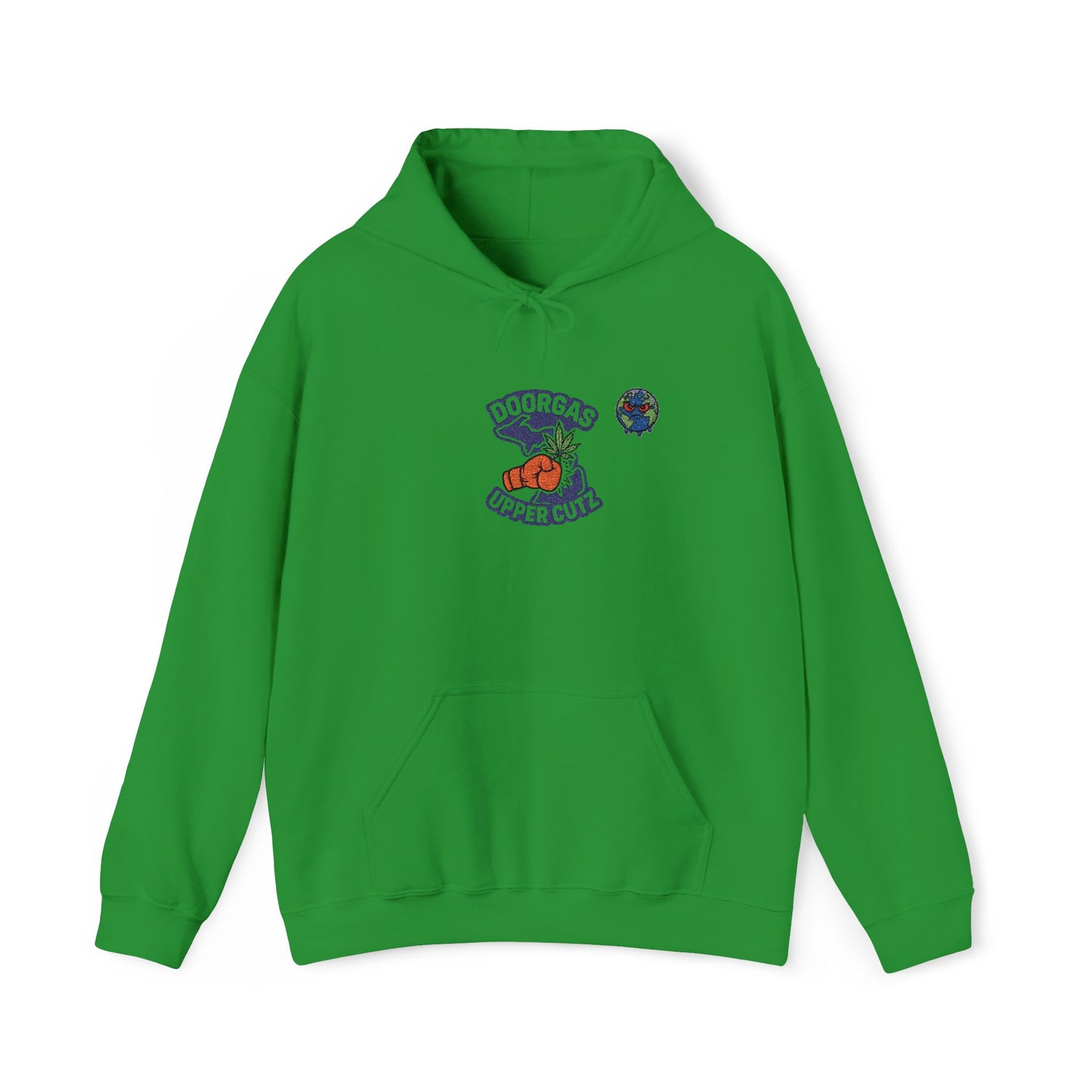 Doorgas Upper Cutz X Zab Exotics Unisex Heavy Blend™ Hooded Sweatshirt embroidery