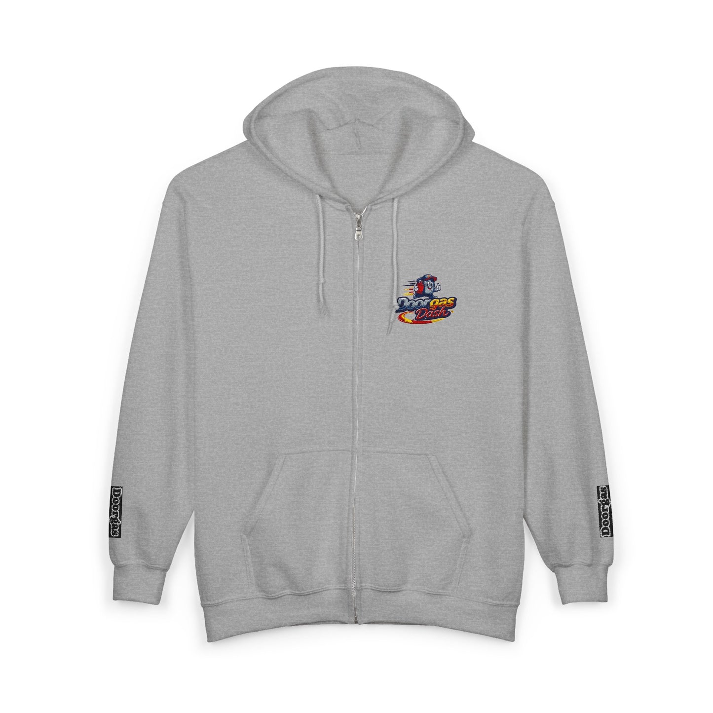 Full-Zip Hoodie — Doorgas Dash Racing  Logo Zip-Up Sweatshirt