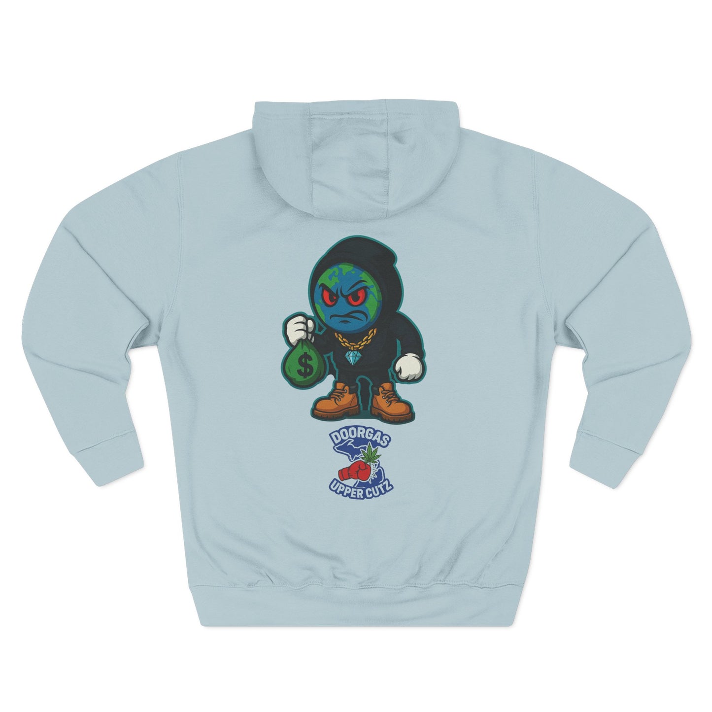 Doorgas X Pineapple Burst Three-Panel Fleece Hoodie