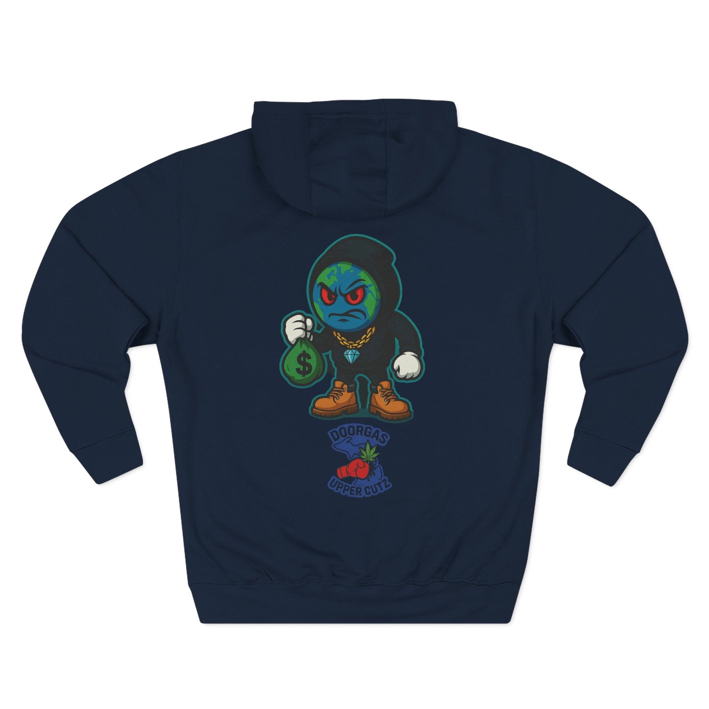 Doorgas X Pineapple Burst Three-Panel Fleece Hoodie