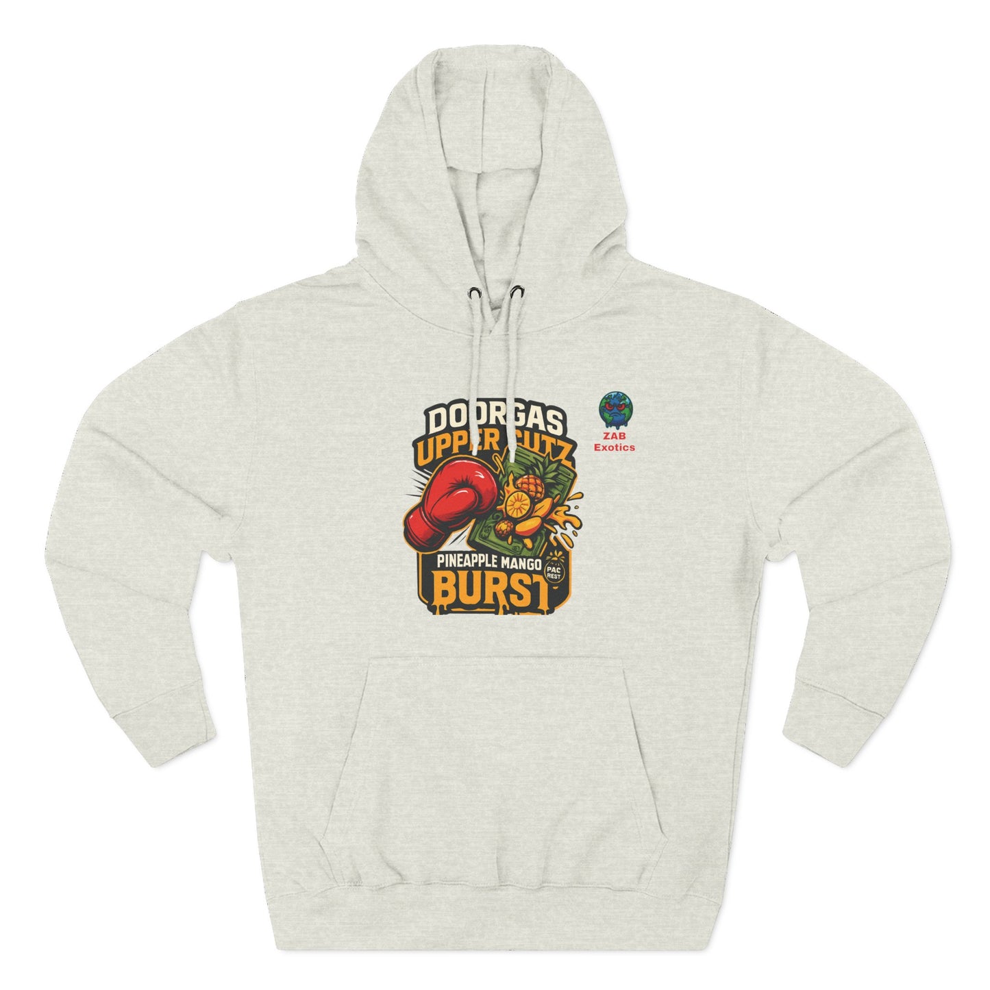 Doorgas X Pineapple Burst Three-Panel Fleece Hoodie