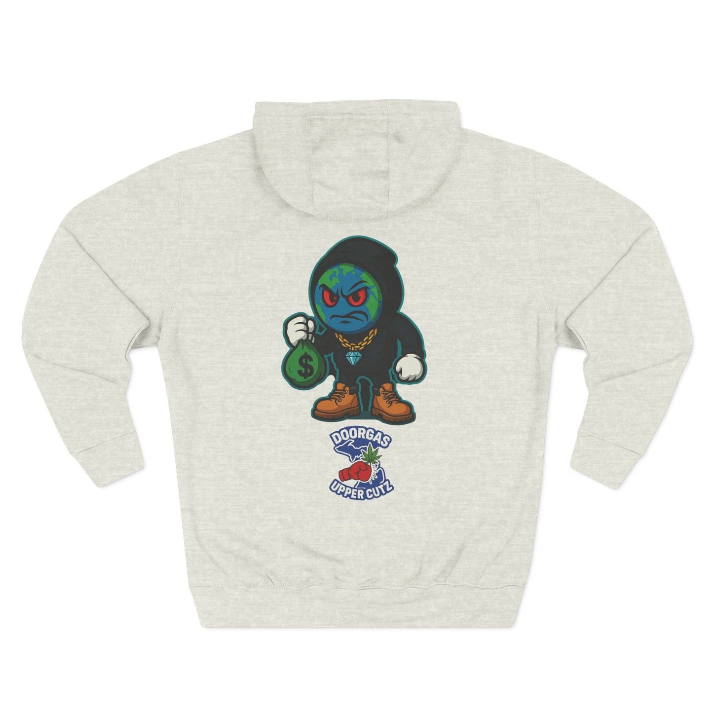 Doorgas X Pineapple Burst Three-Panel Fleece Hoodie
