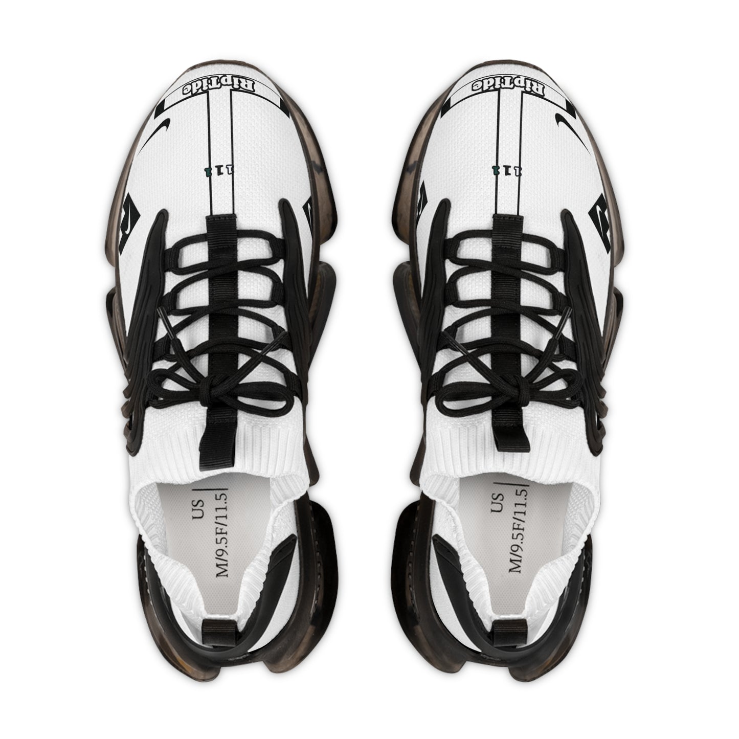 111 Nike Riptide -Offwhite- BLK/white-  Men's Mesh Sneakers
