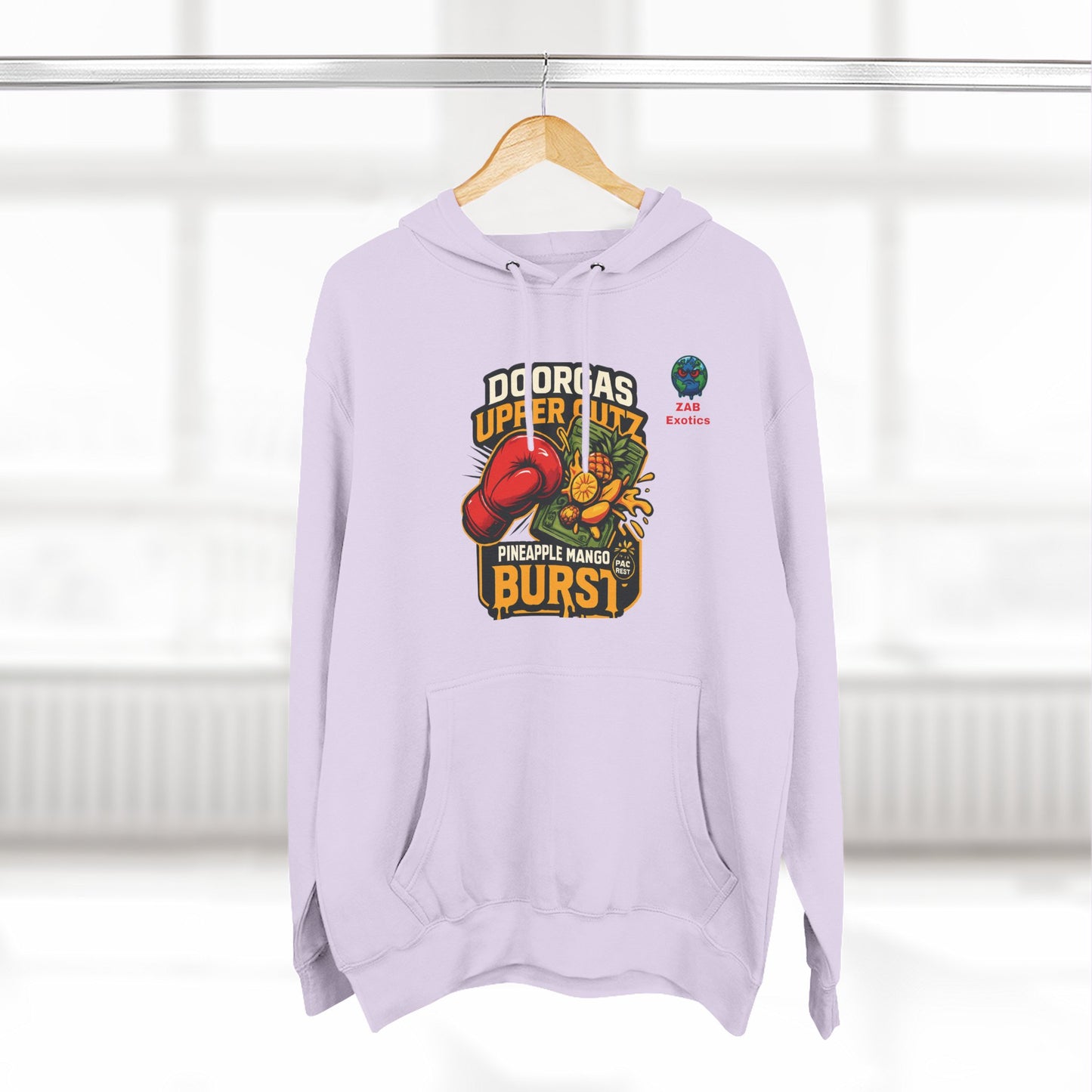 Doorgas X Pineapple Burst Three-Panel Fleece Hoodie