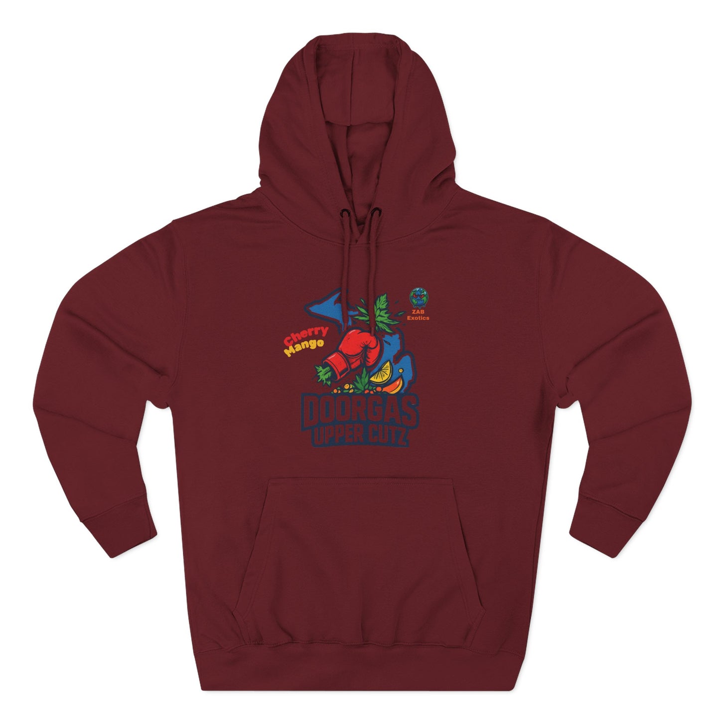 Doorgas Cherry Mango Three-Panel Fleece Hoodie