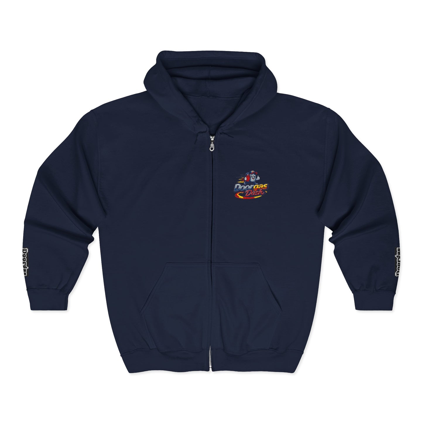 Full-Zip Hoodie — Doorgas Dash Racing  Logo Zip-Up Sweatshirt