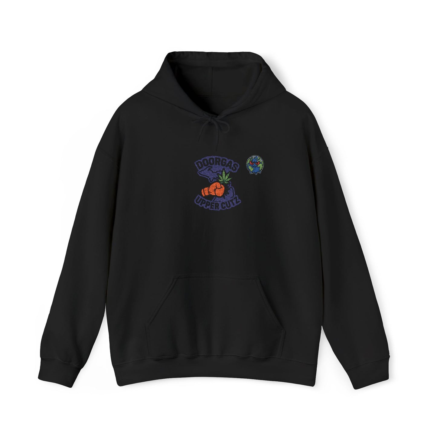 Doorgas Upper Cutz X Zab Exotics Unisex Heavy Blend™ Hooded Sweatshirt embroidery