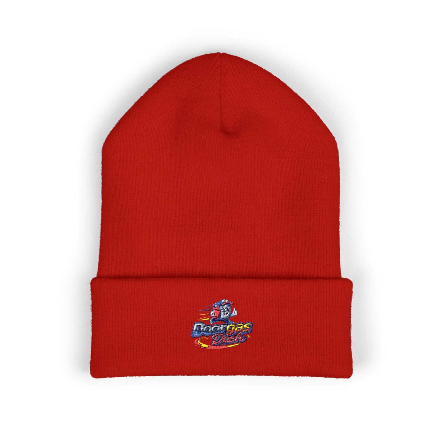 Doorgas Dash Embroidered Classic Cuffed Beanie - Stylish Warmth, Perfect Gift, Unisex Winter Accessory, Cozy Knit Cap, Outdoor Fun