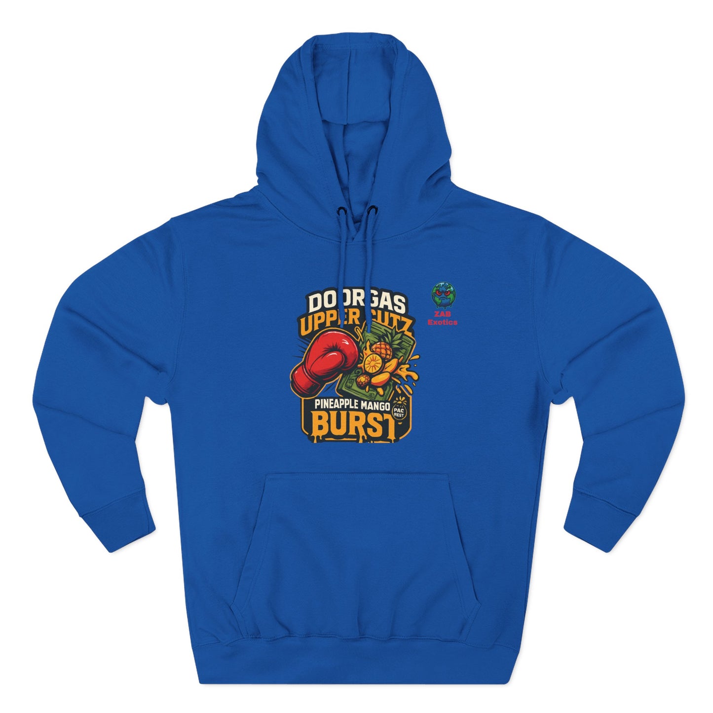 Doorgas X Pineapple Burst Three-Panel Fleece Hoodie