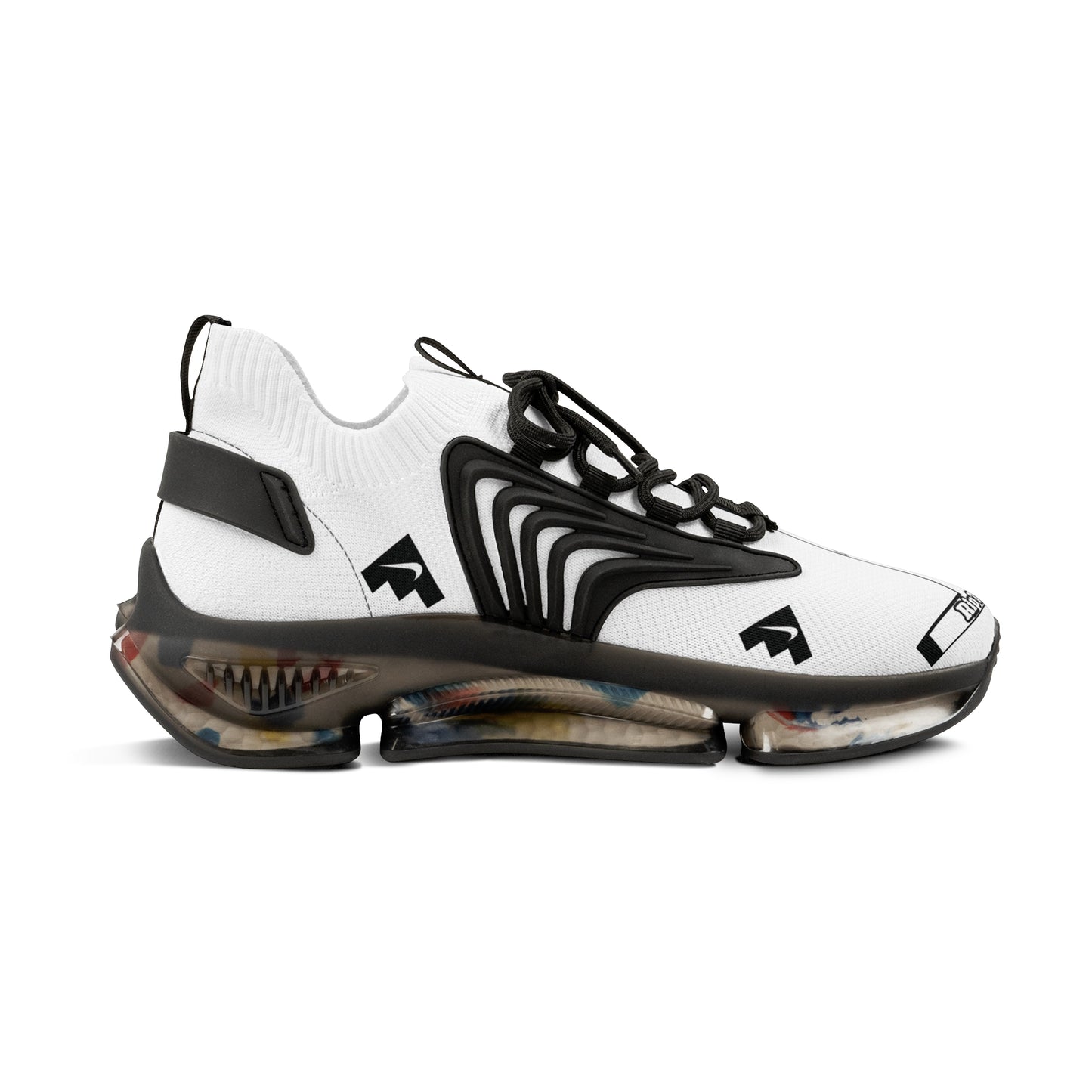 111 Nike Riptide -Offwhite- BLK/white-  Men's Mesh Sneakers