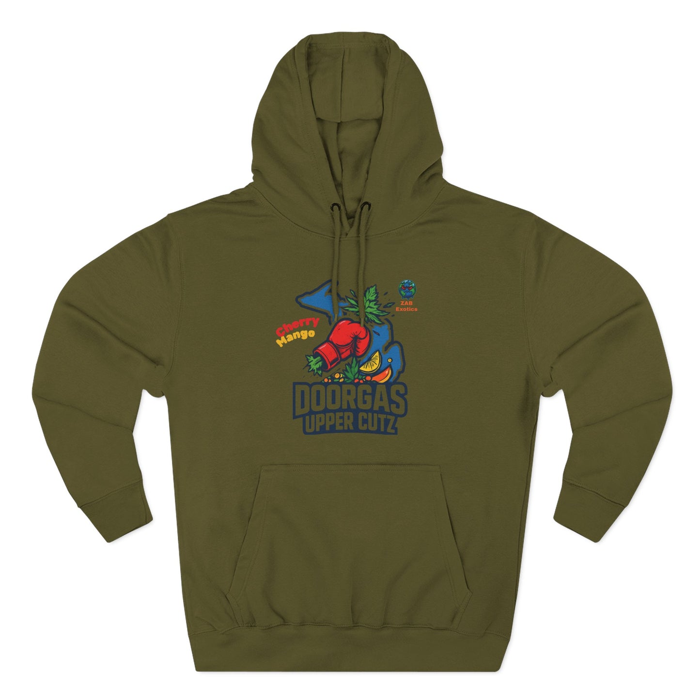 Doorgas Cherry Mango Three-Panel Fleece Hoodie