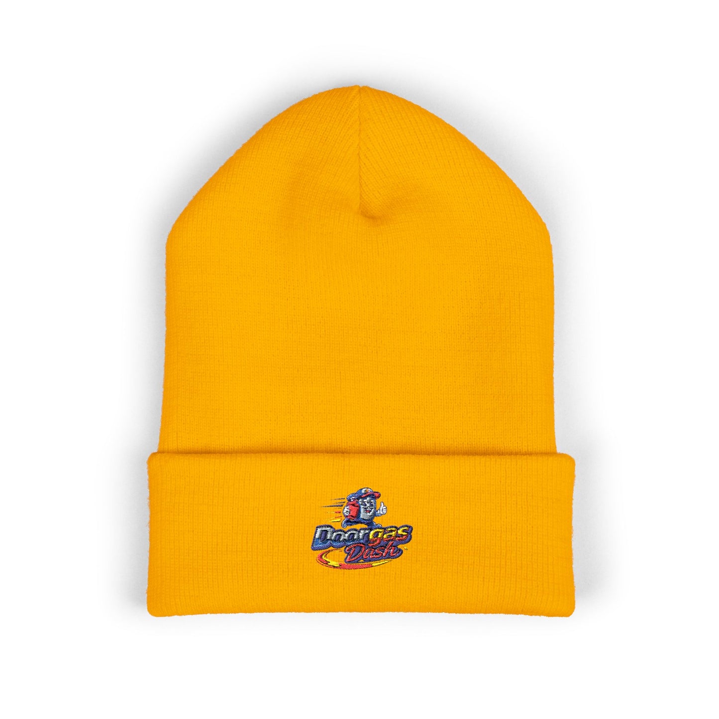 Doorgas Dash Embroidered Classic Cuffed Beanie - Stylish Warmth, Perfect Gift, Unisex Winter Accessory, Cozy Knit Cap, Outdoor Fun