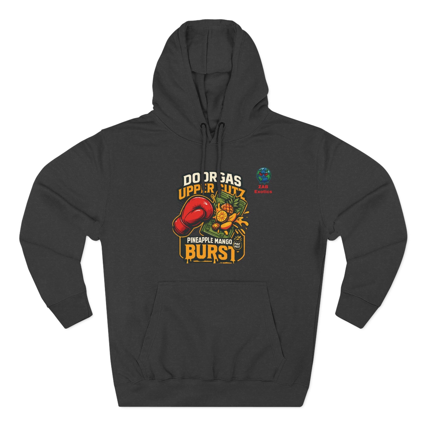 Doorgas X Pineapple Burst Three-Panel Fleece Hoodie