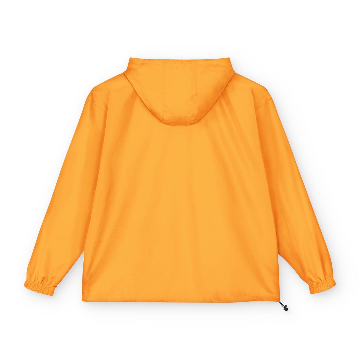 Doorgas Embroidered Driver Packable Anorak Jacket – Lightweight Orange Windbreaker with Hood