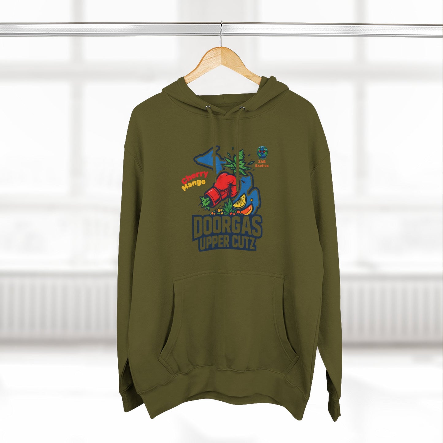Doorgas Cherry Mango Three-Panel Fleece Hoodie