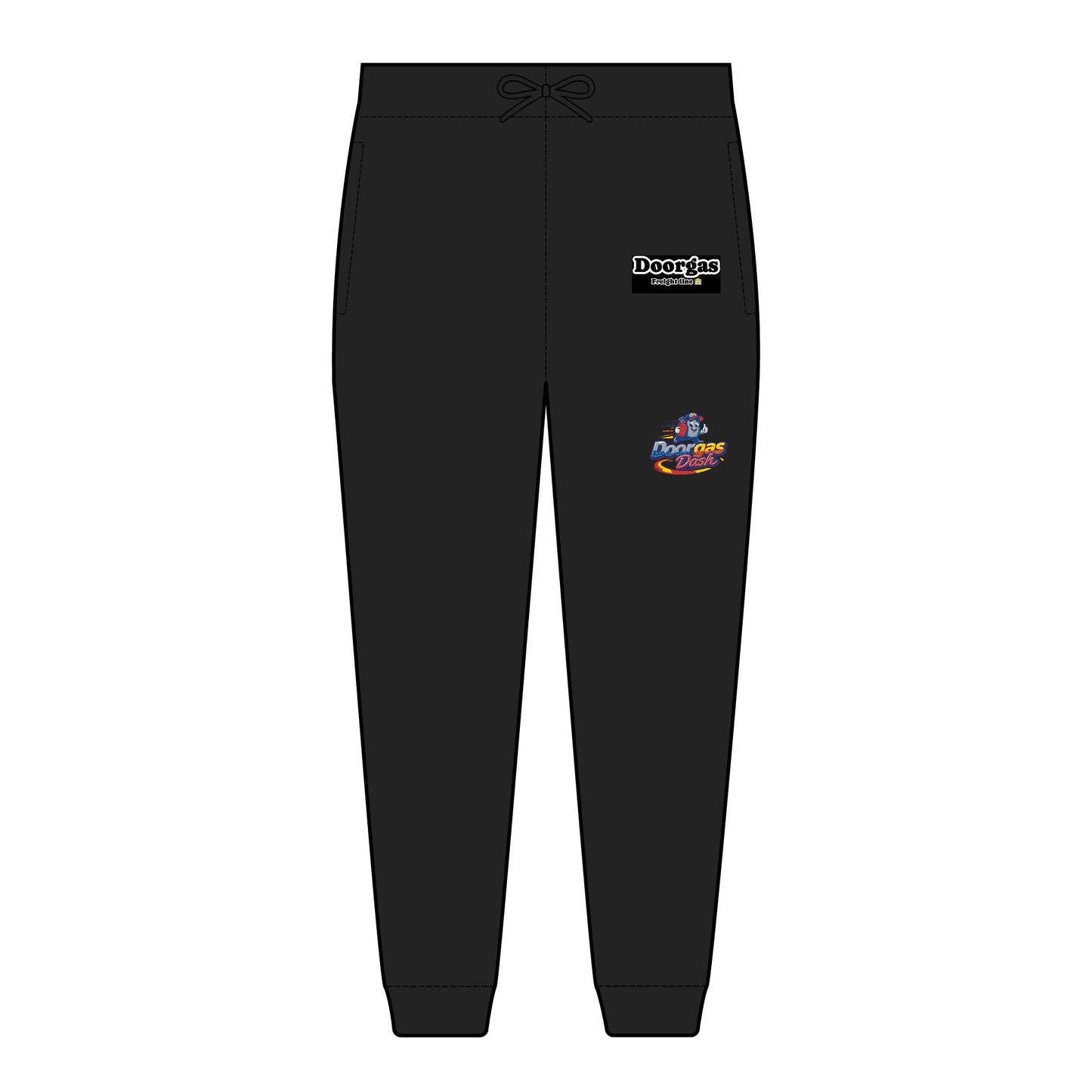 Doorgas Dash Racing Patch Embroidered Joggers