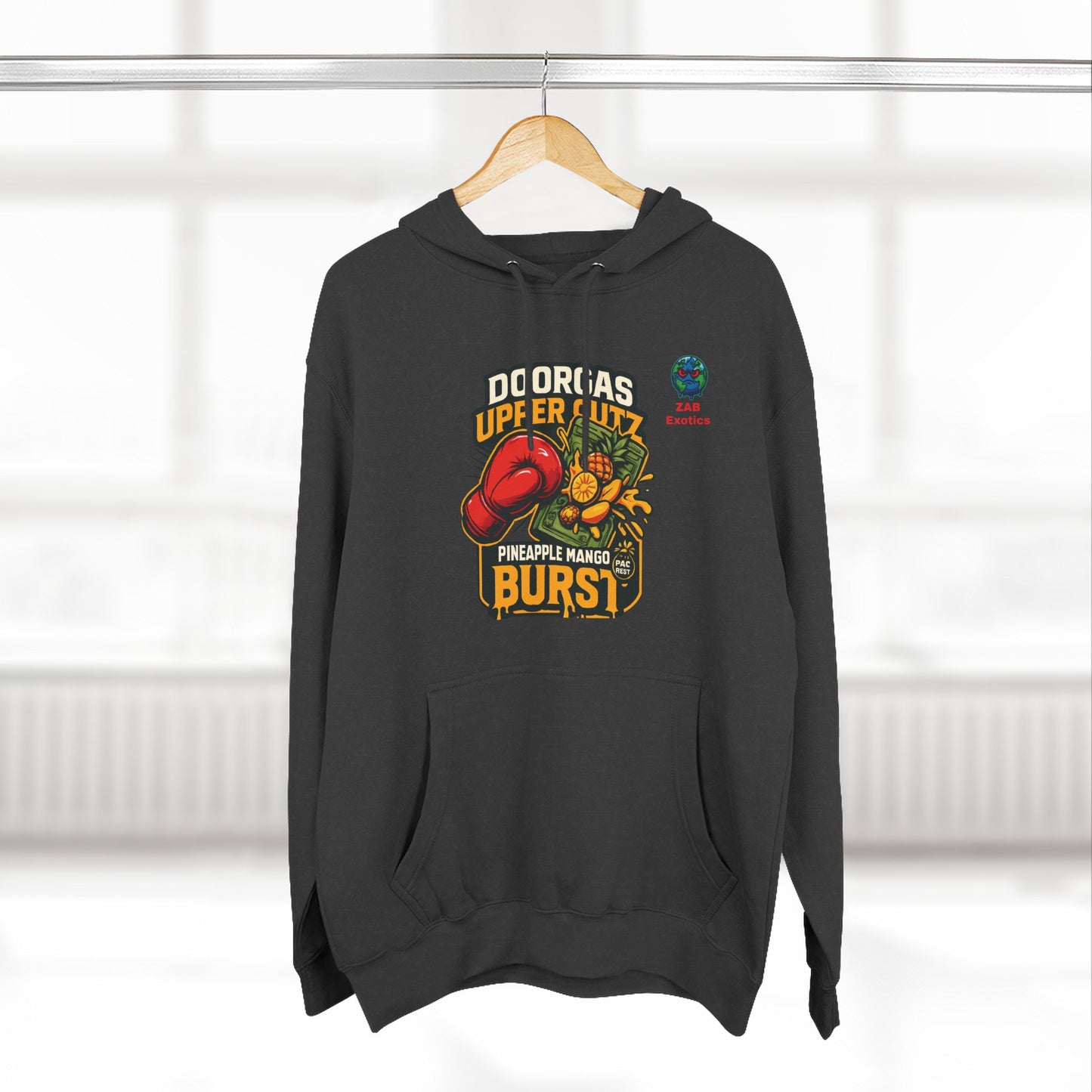 Doorgas X Pineapple Burst Three-Panel Fleece Hoodie