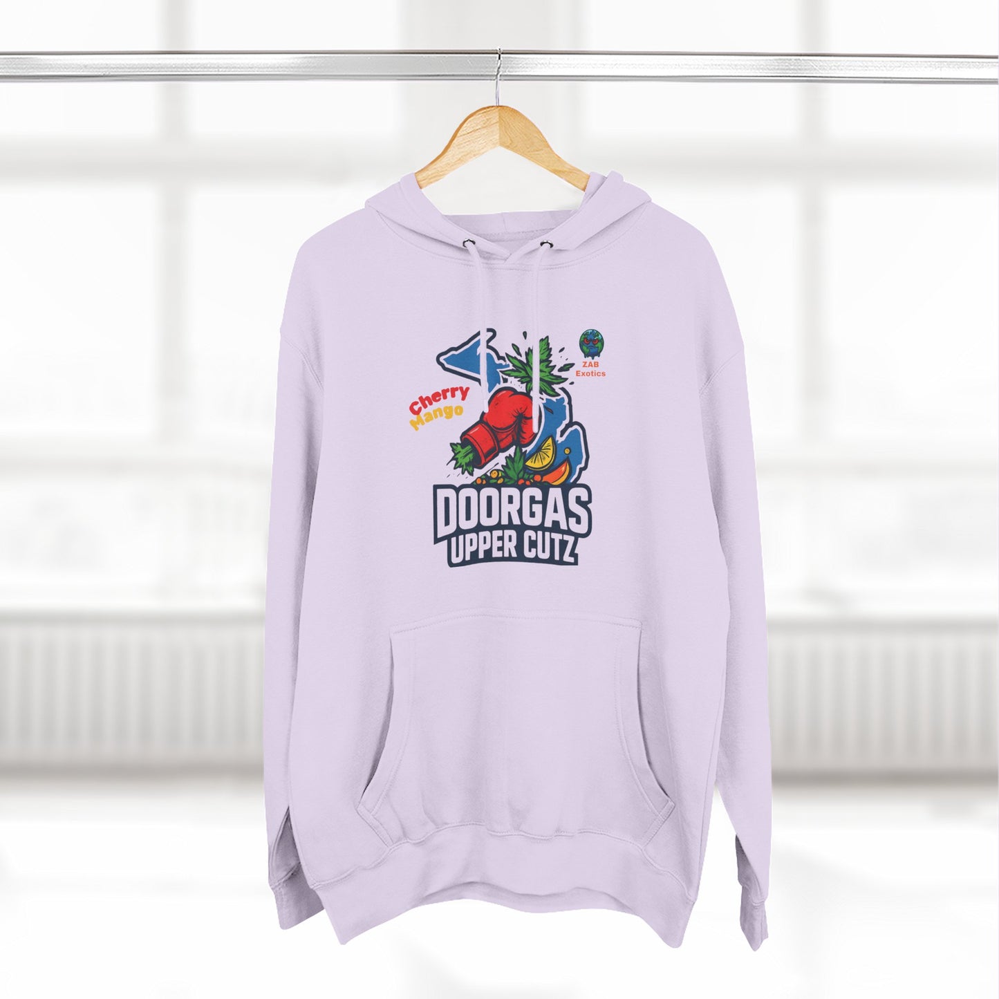 Doorgas Cherry Mango Three-Panel Fleece Hoodie